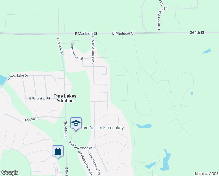 map of restaurants, bars, coffee shops, grocery stores, and more near 8200 East Arctic Willow Circle in Sioux Falls