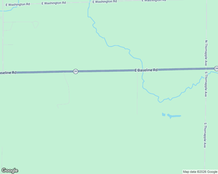 map of restaurants, bars, coffee shops, grocery stores, and more near 3012 East Baseline Road in White Cloud