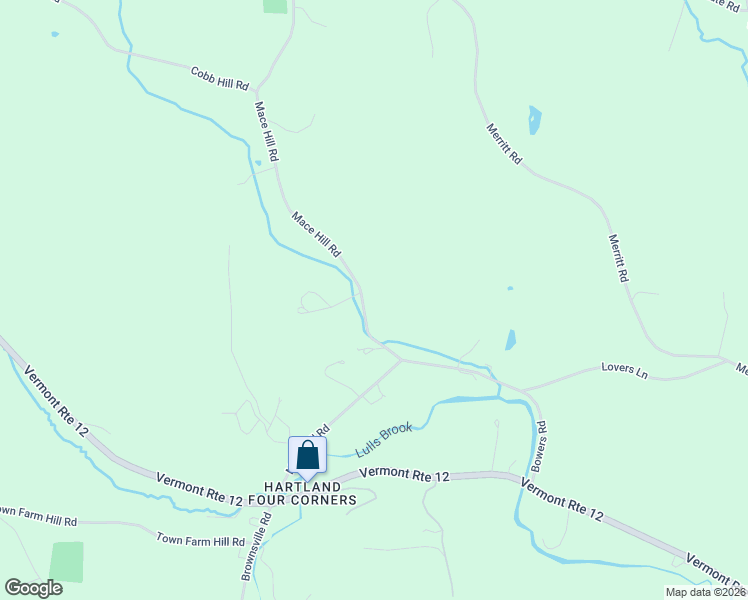 map of restaurants, bars, coffee shops, grocery stores, and more near 60 Mace Hill Road in Hartland
