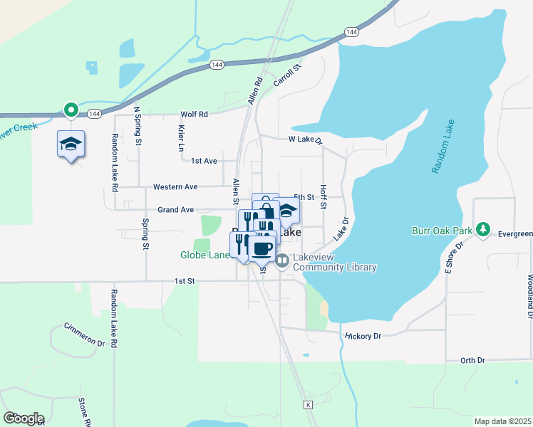 328 Carroll Street Random Lake Wi Walk Score 328 Carroll Street Random Lake Wi