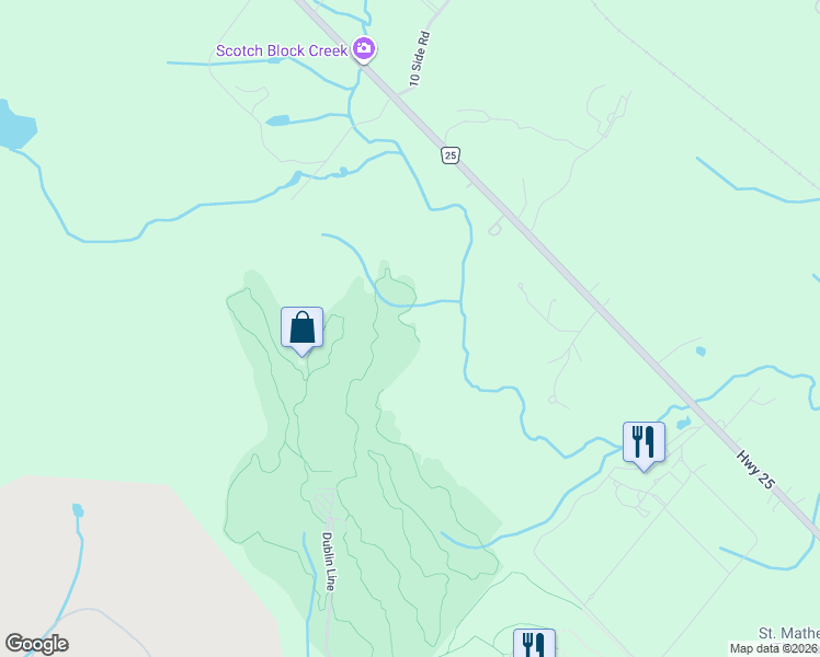 map of restaurants, bars, coffee shops, grocery stores, and more near in Milton