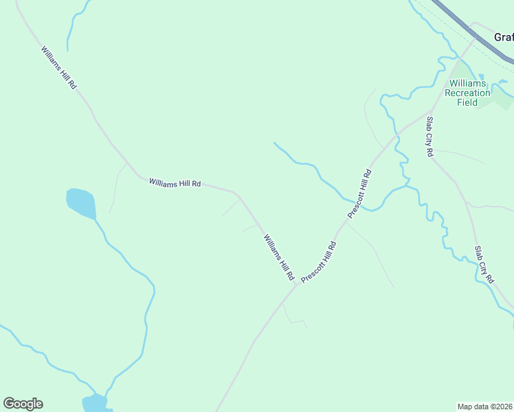 map of restaurants, bars, coffee shops, grocery stores, and more near 44 Williams Hill Road in Grafton