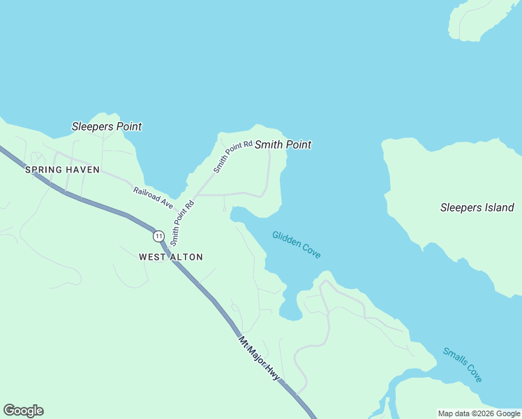 map of restaurants, bars, coffee shops, grocery stores, and more near 88 Smith Point Road in Alton