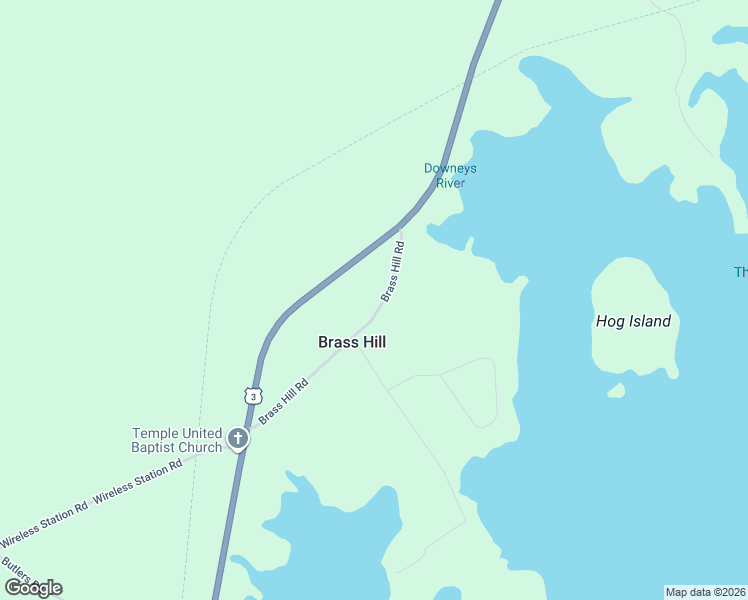 map of restaurants, bars, coffee shops, grocery stores, and more near 58 Brass Hill Road in Barrington