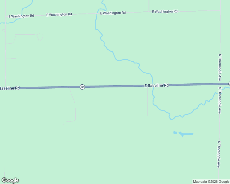 map of restaurants, bars, coffee shops, grocery stores, and more near 3012 East Baseline Road in White Cloud