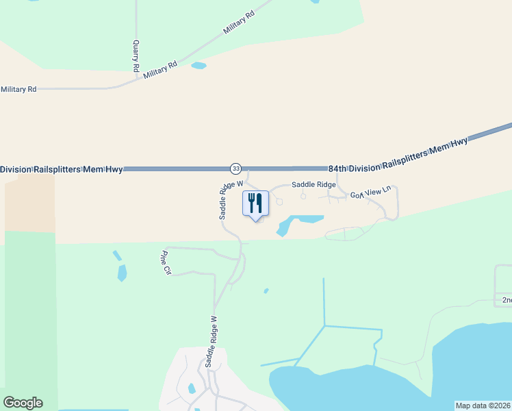 map of restaurants, bars, coffee shops, grocery stores, and more near 316 Saddle Ridge in Portage