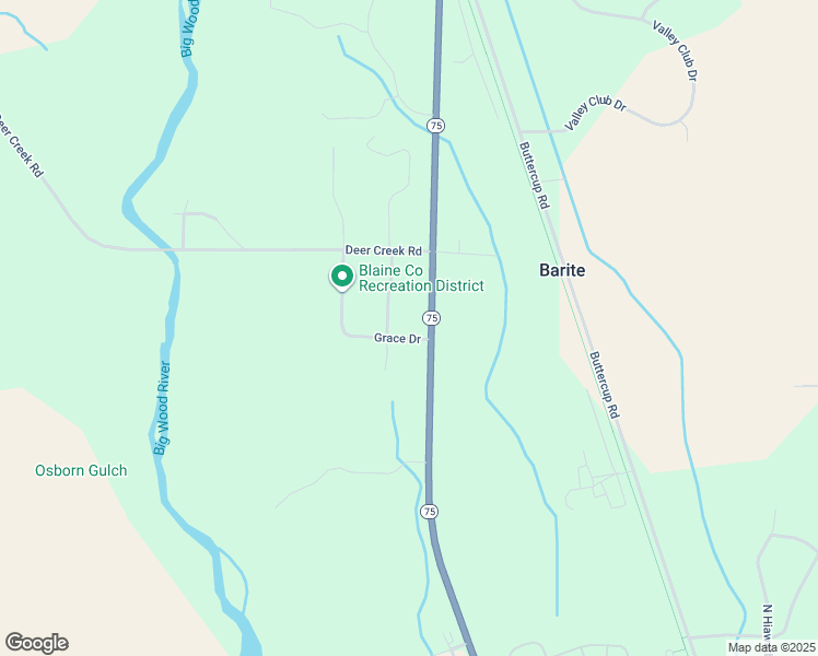 map of restaurants, bars, coffee shops, grocery stores, and more near 200-210 Aspen Dr in Hailey