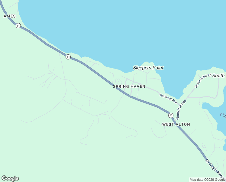 map of restaurants, bars, coffee shops, grocery stores, and more near 1707 New Hampshire 11 in Alton