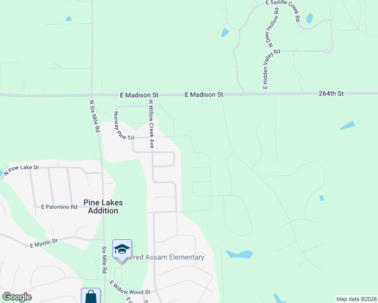 map of restaurants, bars, coffee shops, grocery stores, and more near 8301 East Madison Street in Sioux Falls