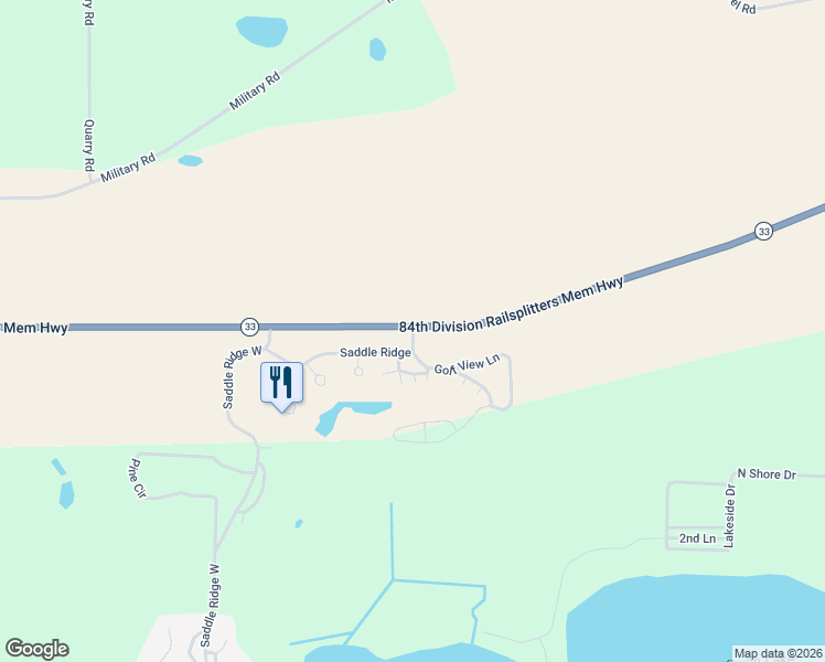 map of restaurants, bars, coffee shops, grocery stores, and more near 6025 Saddle Ridge in Portage