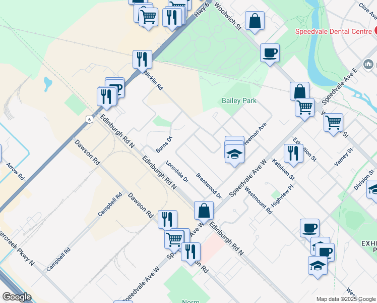 38 Strathmere Place, Guelph ON Walk Score