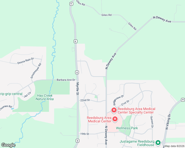 map of restaurants, bars, coffee shops, grocery stores, and more near 955 Hay Creek Trail in Reedsburg