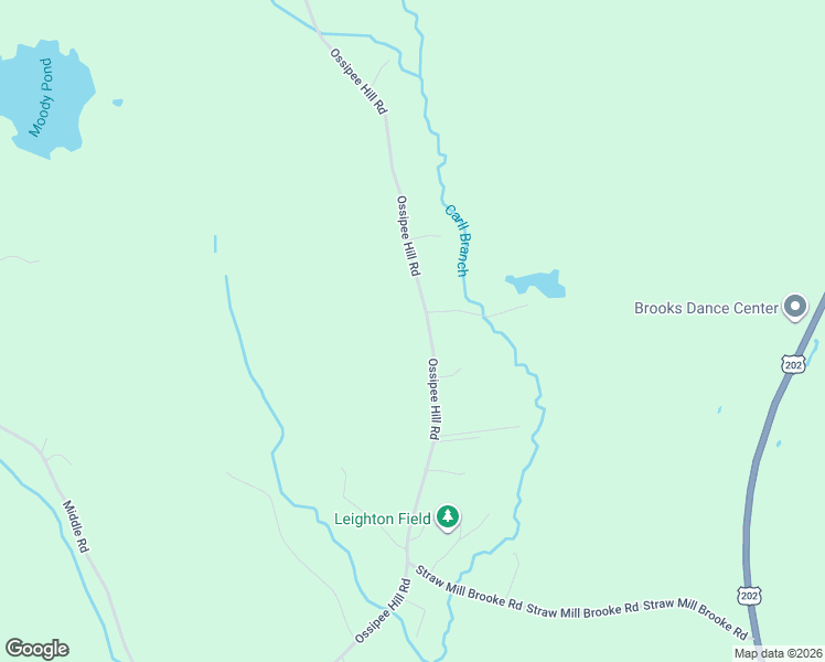 map of restaurants, bars, coffee shops, grocery stores, and more near 642 Ossipee Hill Road in Waterboro