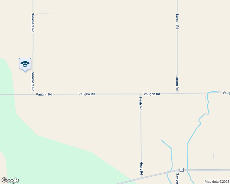 map of restaurants, bars, coffee shops, grocery stores, and more near W3874 Vaughn Road in Cambria
