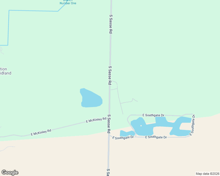 map of restaurants, bars, coffee shops, grocery stores, and more near 1879 South Sasse Road in Midland