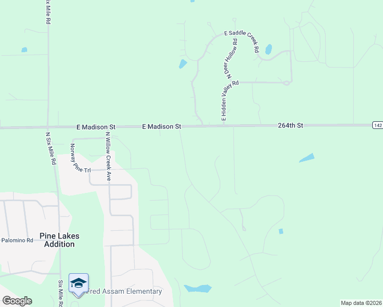 map of restaurants, bars, coffee shops, grocery stores, and more near 8505 East Madison Street in Sioux Falls