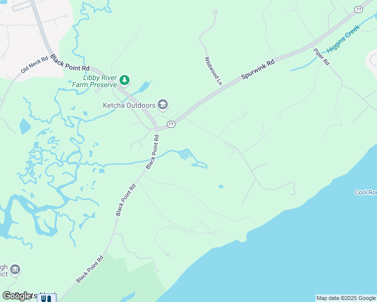 map of restaurants, bars, coffee shops, grocery stores, and more near 352 Black Point Road in Scarborough