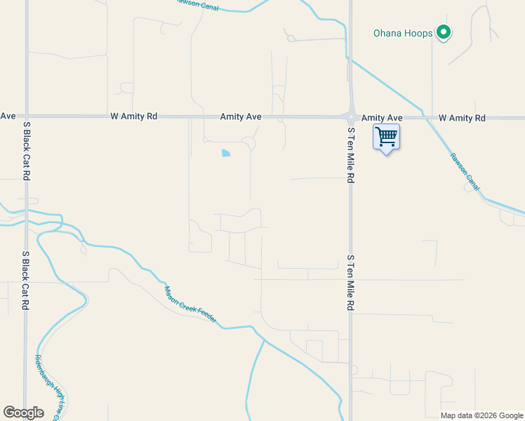 map of restaurants, bars, coffee shops, grocery stores, and more near 5190 South Bittercreek Avenue in Meridian