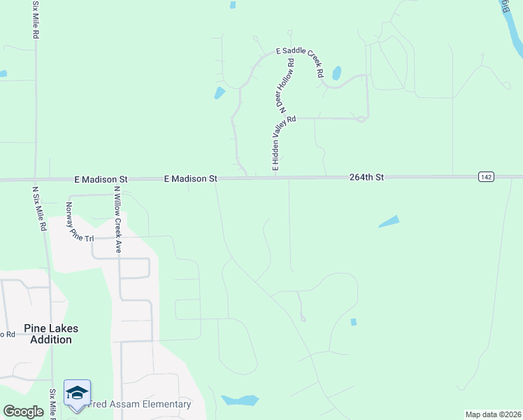 map of restaurants, bars, coffee shops, grocery stores, and more near 8505 East Madison Street in Sioux Falls
