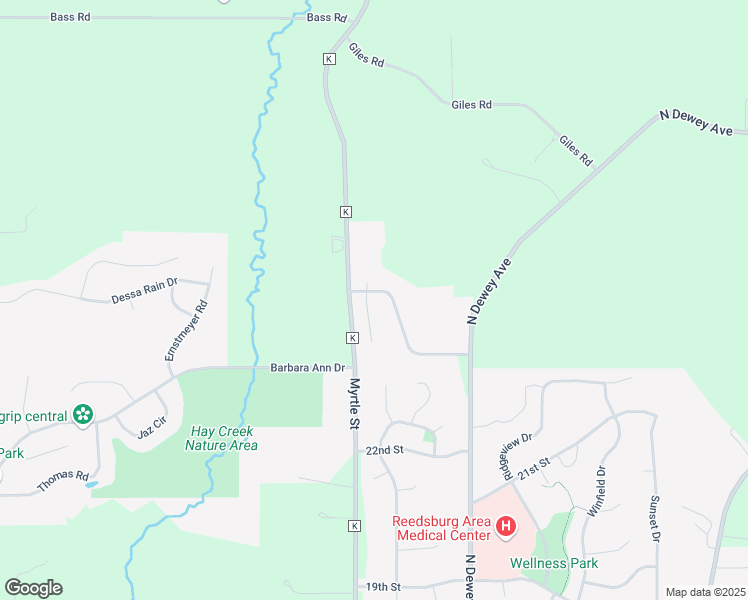 map of restaurants, bars, coffee shops, grocery stores, and more near 2462 Russell Court in Reedsburg