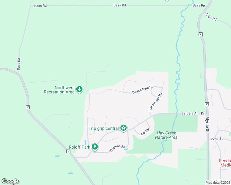 map of restaurants, bars, coffee shops, grocery stores, and more near 105 Dessa Rain Drive in Reedsburg