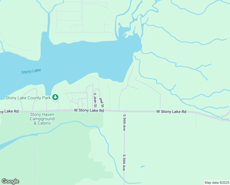 map of restaurants, bars, coffee shops, grocery stores, and more near 7600 Birch Lane in New Era
