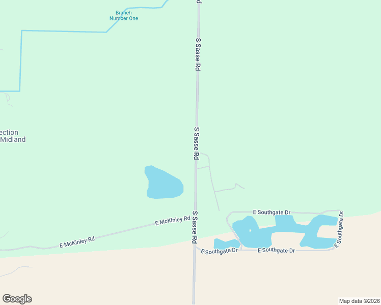 map of restaurants, bars, coffee shops, grocery stores, and more near 1900 South Sasse Road in Midland