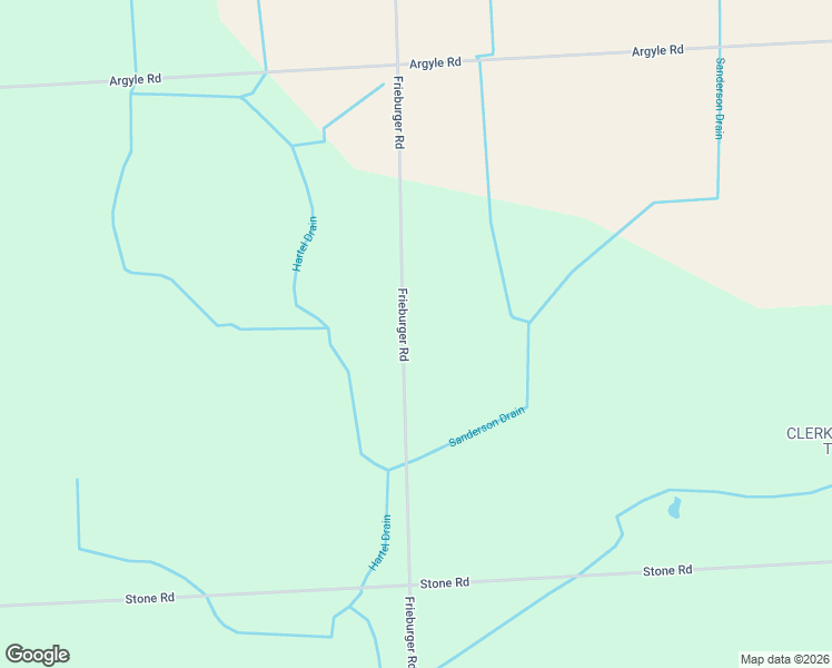 map of restaurants, bars, coffee shops, grocery stores, and more near 4573-4799 Frieburger Road in Snover