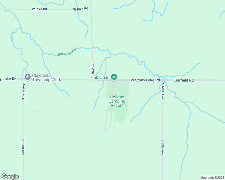map of restaurants, bars, coffee shops, grocery stores, and more near 5515 West Stony Lake Road in New Era