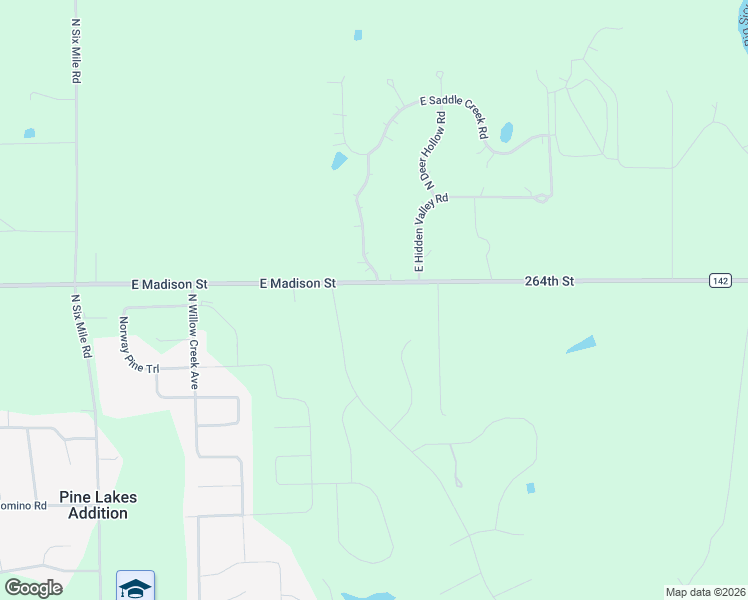 map of restaurants, bars, coffee shops, grocery stores, and more near 8505 East Madison Street in Sioux Falls