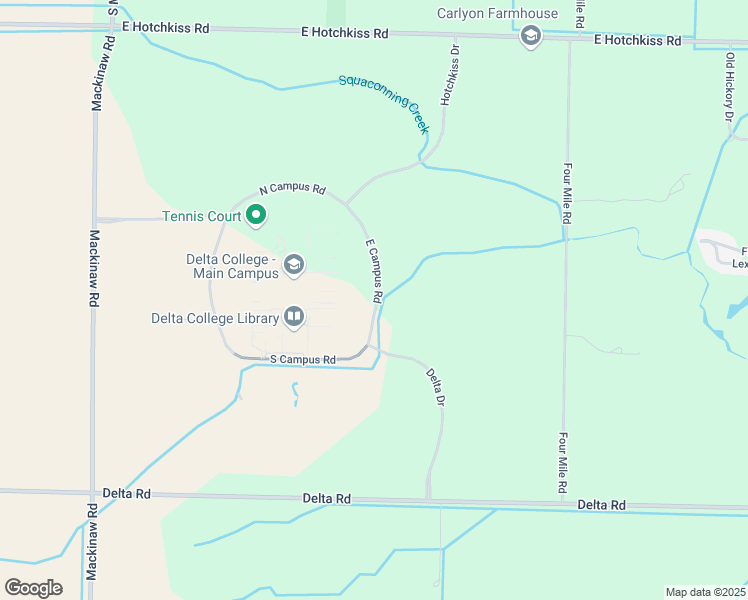 map of restaurants, bars, coffee shops, grocery stores, and more near in University Center