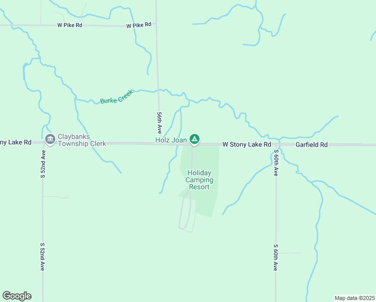 map of restaurants, bars, coffee shops, grocery stores, and more near 5515 West Stony Lake Road in New Era
