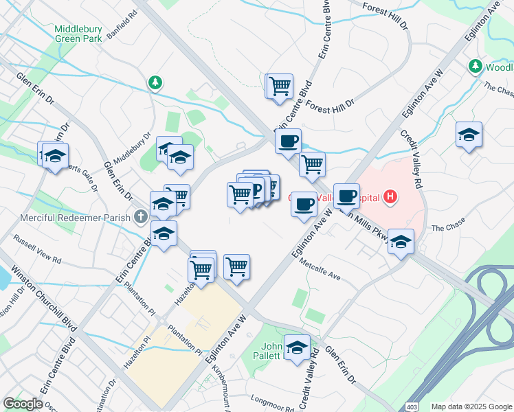 5100 Erin Mills Parkway, Mississauga ON Walk Score