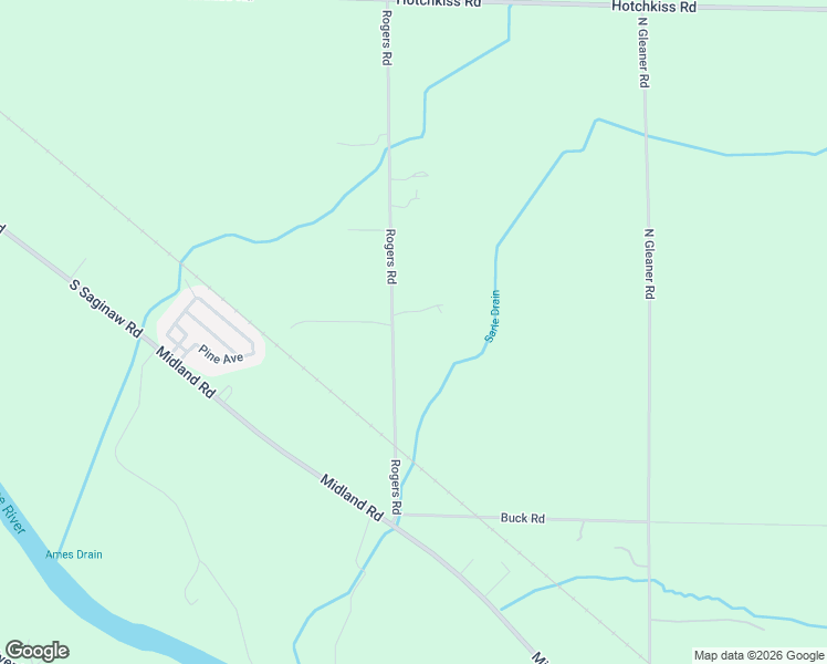 map of restaurants, bars, coffee shops, grocery stores, and more near 10410 Rogers Road in Freeland