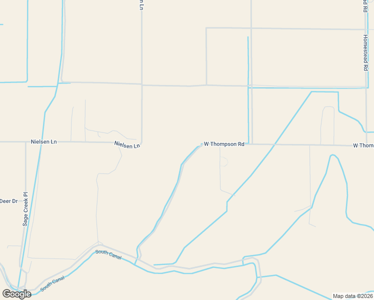 map of restaurants, bars, coffee shops, grocery stores, and more near 2051 West Thompson Road in Homedale