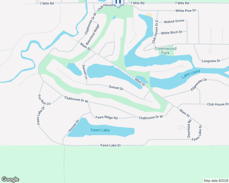 map of restaurants, bars, coffee shops, grocery stores, and more near 9589 Sunset Drive in Stanwood