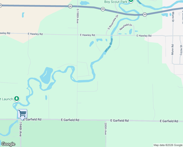 map of restaurants, bars, coffee shops, grocery stores, and more near 8657 East Parketon Lane in Hesperia