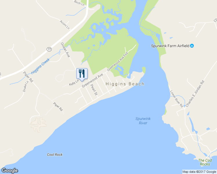 map of restaurants, bars, coffee shops, grocery stores, and more near 13 Morning Street in Scarborough