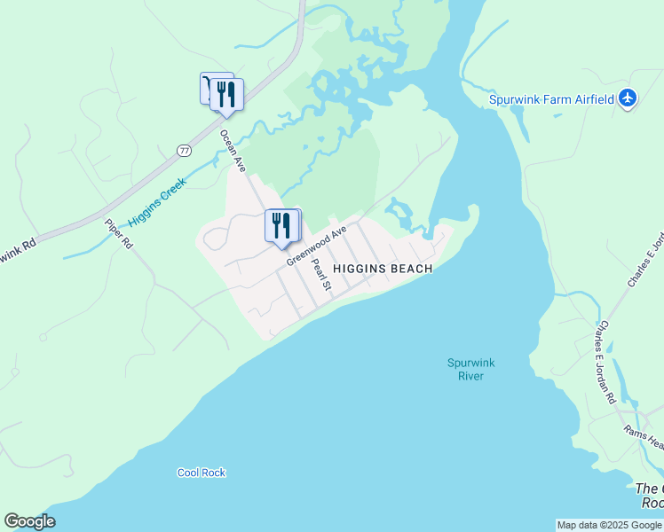 map of restaurants, bars, coffee shops, grocery stores, and more near 24 Ashton Street in Scarborough