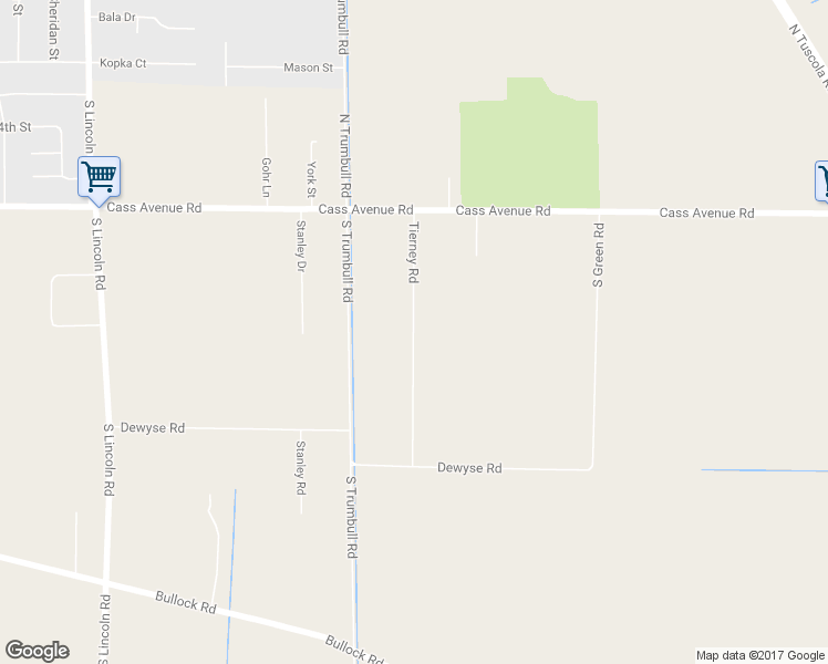 map of restaurants, bars, coffee shops, grocery stores, and more near 143 Tierney Road in Bay City