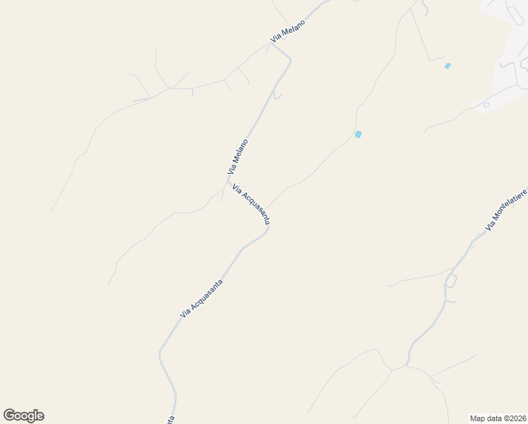 map of restaurants, bars, coffee shops, grocery stores, and more near 12 Via Acquasanta in Provincia di Ancona