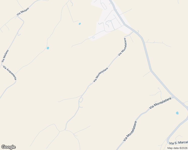 map of restaurants, bars, coffee shops, grocery stores, and more near 32 Via Montelatiere in San Marcello
