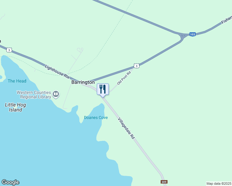 map of restaurants, bars, coffee shops, grocery stores, and more near 69 Old Post Road in Barrington