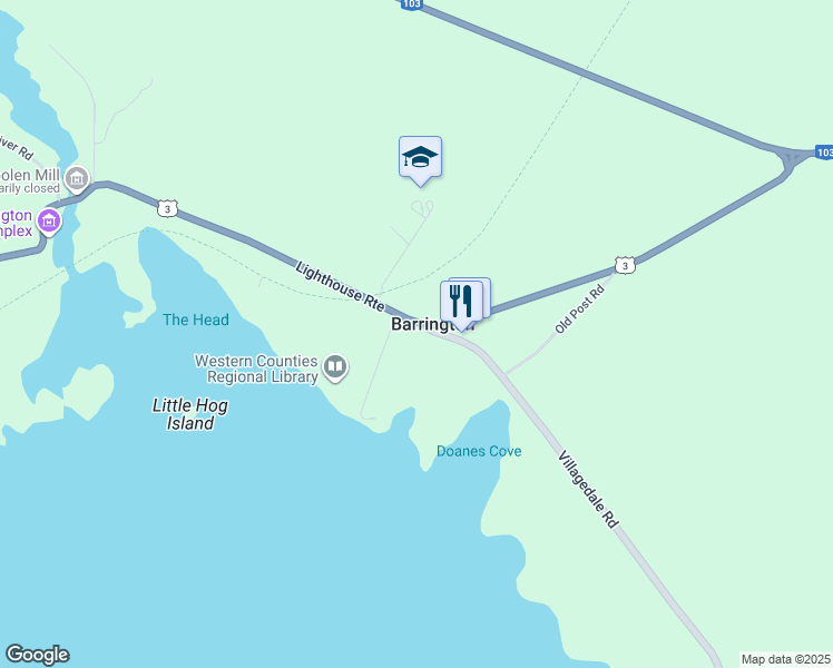 map of restaurants, bars, coffee shops, grocery stores, and more near in Barrington