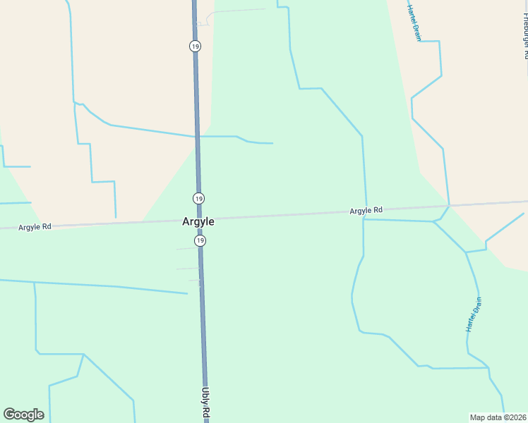 map of restaurants, bars, coffee shops, grocery stores, and more near 2450 Argyle Road in Snover