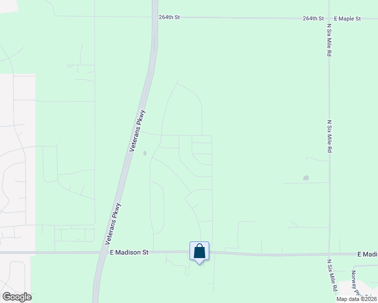 map of restaurants, bars, coffee shops, grocery stores, and more near Powder House Road in Sioux Falls