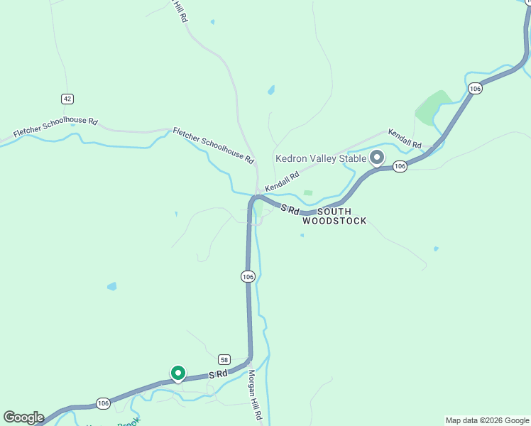 map of restaurants, bars, coffee shops, grocery stores, and more near 10670 South Road in Woodstock