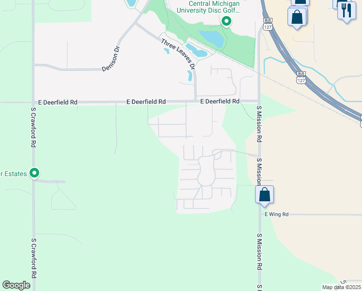 map of restaurants, bars, coffee shops, grocery stores, and more near 1099 Hemlock Drive in Mount Pleasant