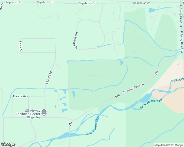 map of restaurants, bars, coffee shops, grocery stores, and more near 205 Spruce Drive in Jackson