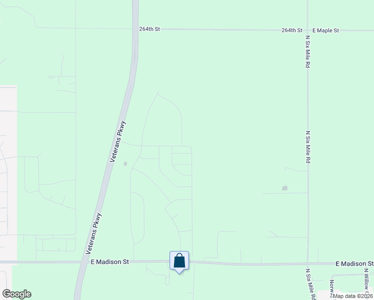 map of restaurants, bars, coffee shops, grocery stores, and more near Powder House Road in Sioux Falls